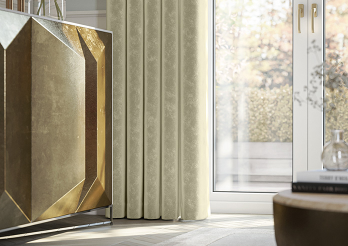 Caen Chenille, Soft Cream - Made to Measure Curtains - Image 5